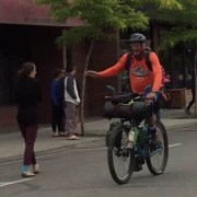 Bike touring through Merritt