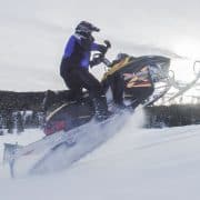 snowmobiling airtime winter sports