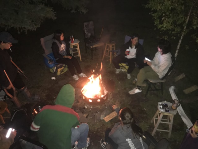 Campfires and camping with Yuino Takeyama 
