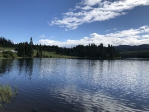 Paska Lake is camping near Merritt BC