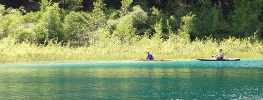 Kayaking in Merritt, British Columbia