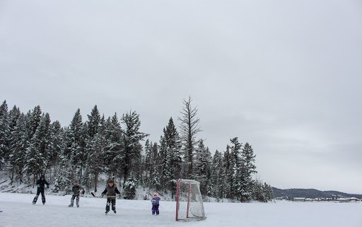 Outdoor Hockey Logan Lake