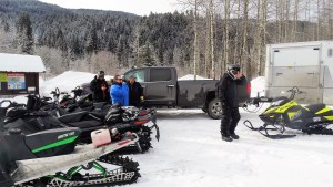 Snowmobiling Merritt BC Canada