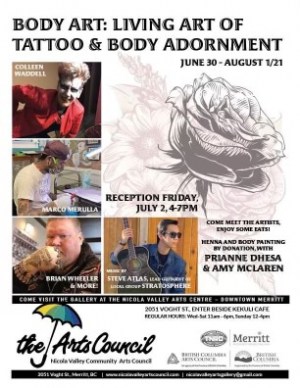 Body Art Shows in Merritt BC