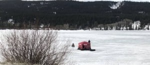 Ice Fishing Mamette Lake