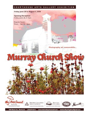Murray Church Art Show Poster