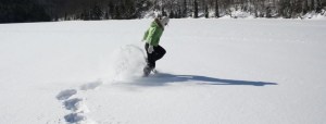 Snowshoeing near Merritt BC Canada